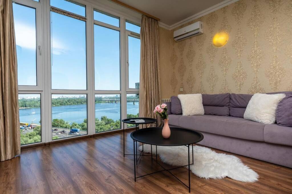 Apartments With Crazy Panoramic View Of The Dniepr Kiev Exterior foto